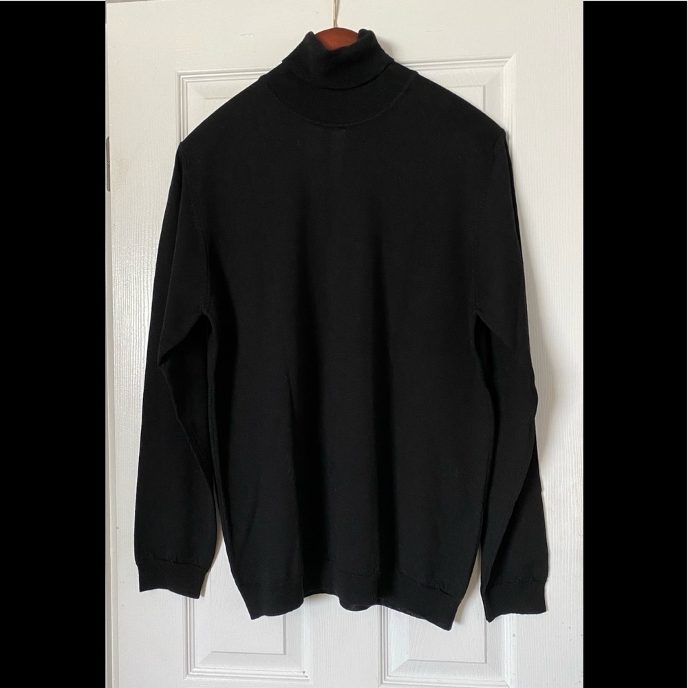ASOS 100% Merino Wool Black Rollneck 2XL